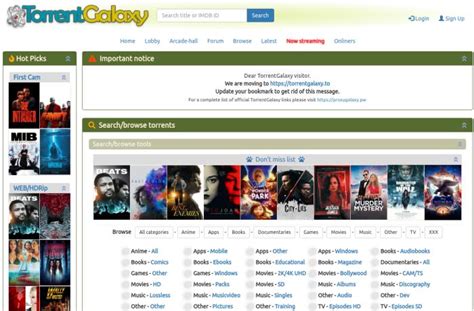 torrent galaxy mirror